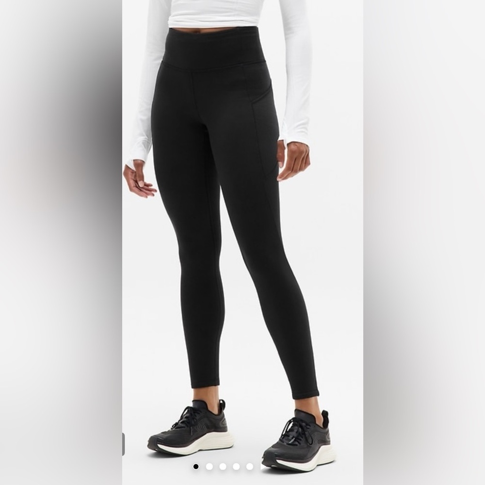 Athleta Black High-Waisted Leggings